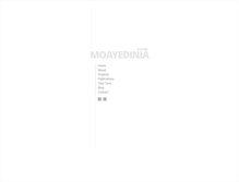 Tablet Screenshot of moayedinia.com